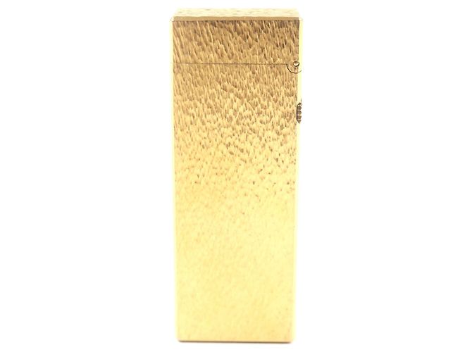 Alfred Dunhill Dunhill Square Logo All-over Print Lighter Golden - view 2
