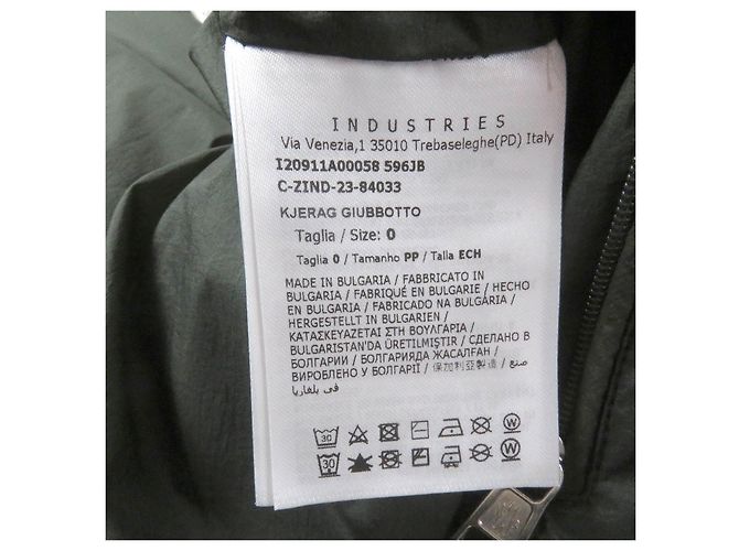 Moncler KJERAG GIUBBOTTO Nylon Polyester Down Jacket Green Khaki - view 9