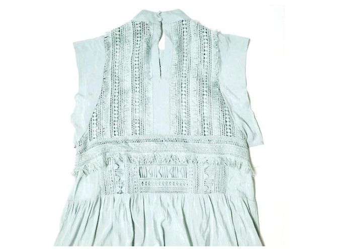 Autre Marque VESTIDO COMBINADO DE ENCAGE AILA AULA Azul - vista 6