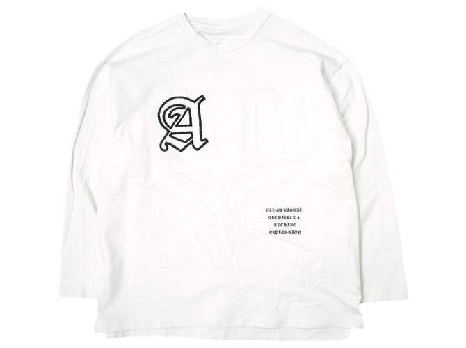 Autre Marque Camiseta de manga larga de algodón A4A STUDIUM LST Blanco - vista 2
