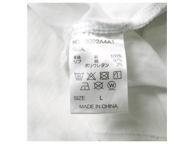 Autre Marque Camiseta de manga larga de algodón A4A STUDIUM LST Blanco - vista 8