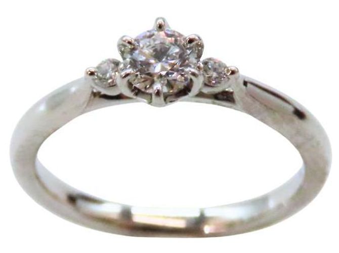 Autre Marque Pt950 Diamantring Niwaka Shirosuzu Silber - Ansicht 2