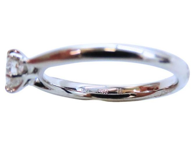 Autre Marque Pt950 Diamantring Niwaka Shirosuzu Silber - Ansicht 7