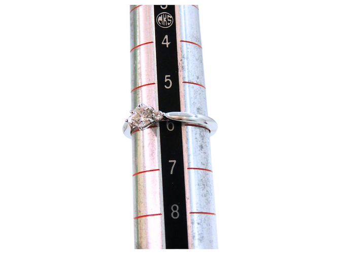 Autre Marque Pt950 Diamantring Niwaka Shirosuzu Silber - Ansicht 8