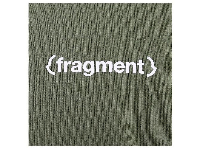 Camiseta de algodón Moncler Genius Fragment Verde Verde oliva - vista 3