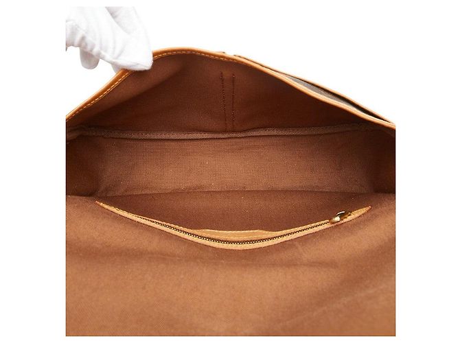 Gibeciere Borsa a Spalla Gibecière MM Monogram Louis Vuitton Marrone Bronzo - vista 10