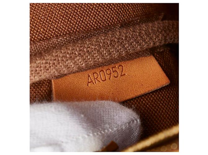 Gibeciere Borsa a Spalla Gibecière MM Monogram Louis Vuitton Marrone Bronzo - vista 12