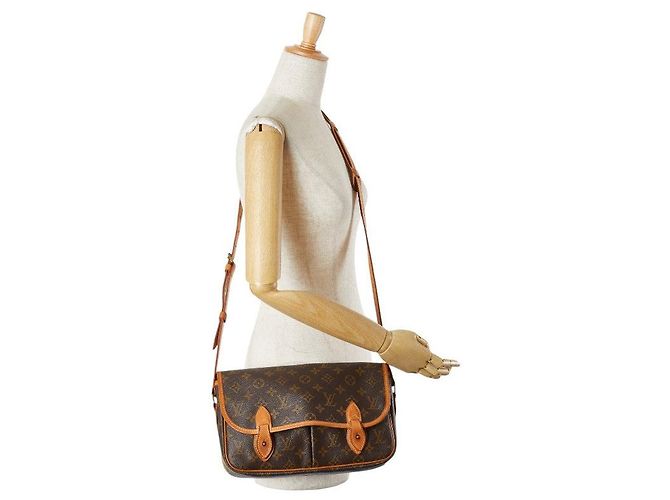 Gibeciere Borsa a Spalla Gibecière MM Monogram Louis Vuitton Marrone Bronzo - vista 13