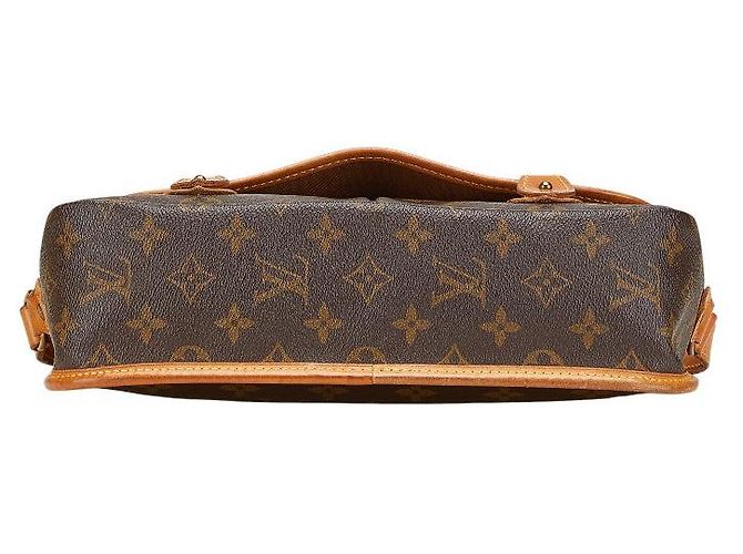 Gibeciere Borsa a Spalla Gibecière MM Monogram Louis Vuitton Marrone Bronzo - vista 3