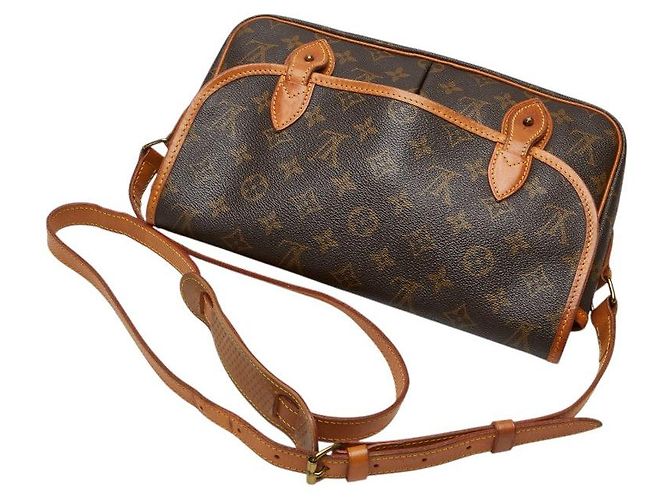 Gibeciere Borsa a Spalla Gibecière MM Monogram Louis Vuitton Marrone Bronzo - vista 4