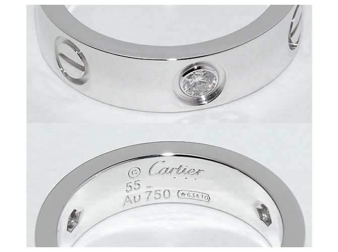 Cartier Love Ring aus 750er Weißgold Größe 14.5 - Ansicht 5