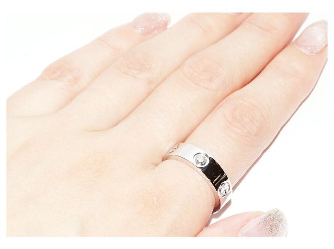Cartier Love Ring aus 750er Weißgold Größe 14.5 - Ansicht 6