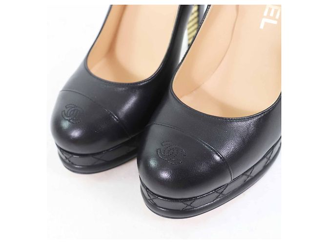 COCO Mark Leder-Pumps von Chanel Schwarz - Ansicht 5