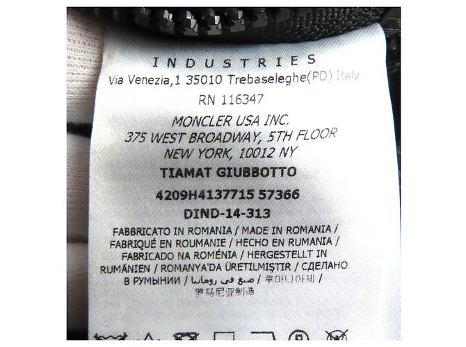 Chaqueta de plumas de piel de conejo Moncler TIAMAT Negro - vista 11