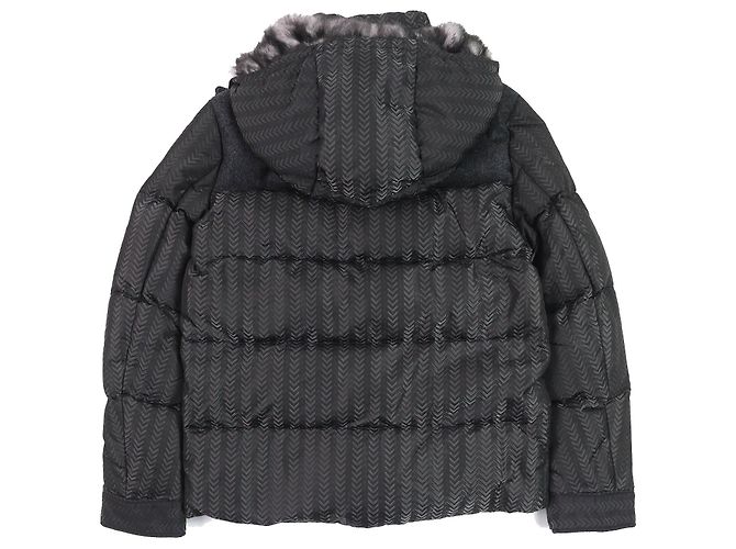 Chaqueta de plumas de piel de conejo Moncler TIAMAT Negro - vista 2