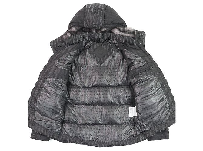 Chaqueta de plumas de piel de conejo Moncler TIAMAT Negro - vista 3