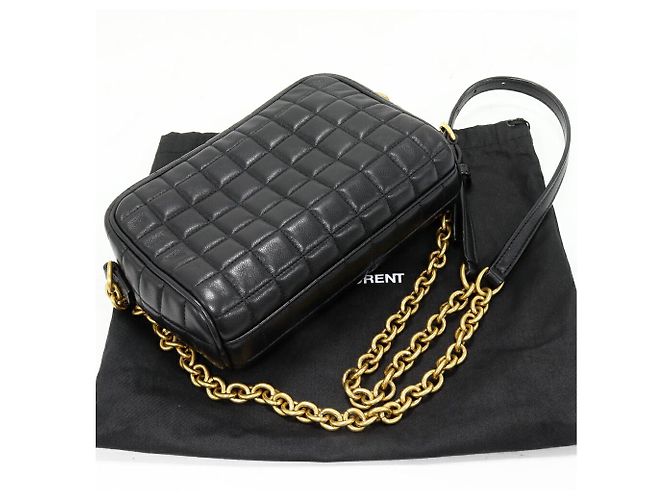 Yves Saint Laurent Borsa a spalla Saint Laurent Cassandra Matelassé Carré in pelle di agnello - vista 3