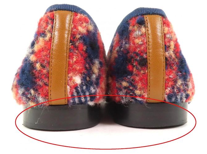 Sapatilhas de Tweed e Couro COCO Mark da Chanel Multicor - vista 14
