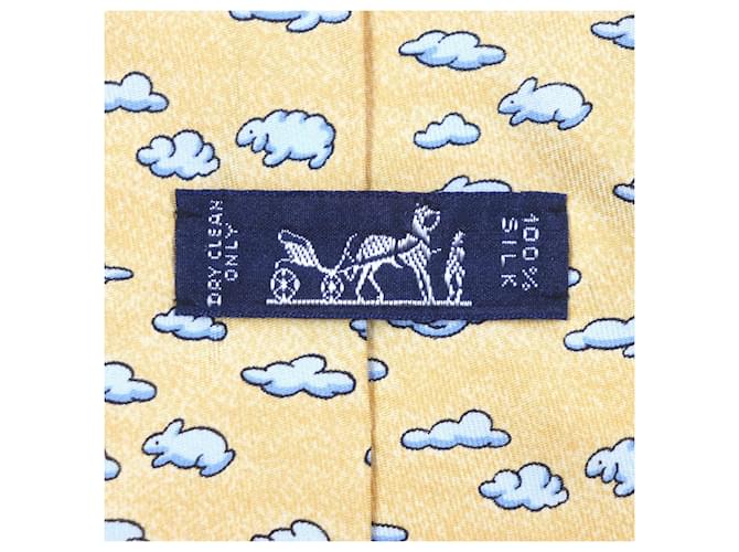 Hermès Hermes Silk Tie Orange - view 5