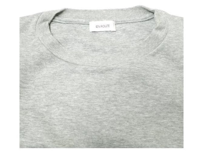 Autre Marque EN ROUTE Baumwoll-Polyester-Kleid Grau - Ansicht 4