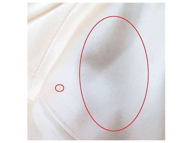 Giacca in Lana Seta e Visone Louis Vuitton Beige Crudo - vista 14