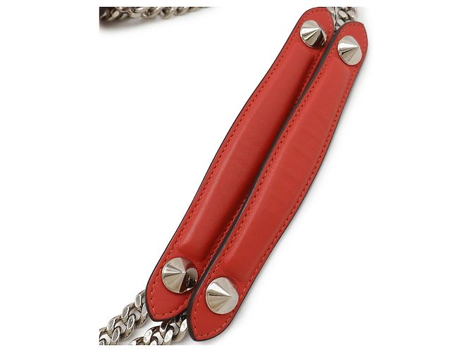 Fendi Dotcom Click Leder 2-in-1 Schultertasche Rot - Ansicht 6