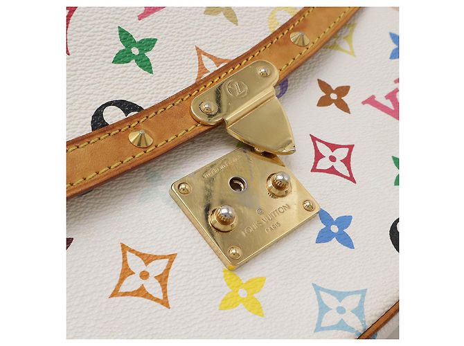 Louis Vuitton Sologne Monogram Multicolore Shoulder Bag White - view 5