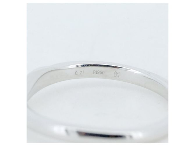 Autre Marque Niwaka Komorebi Pt950 Diamantring Silber - Ansicht 2