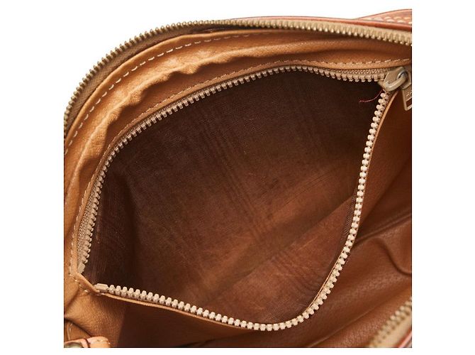 Céline Borsa Clutch in Pelle PVC Macadam Celine Marrone - vista 11