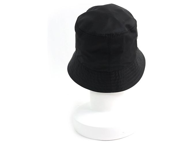 Sombrero bucket de Re-Nylon con logo triangular de Prada Negro - vista 5
