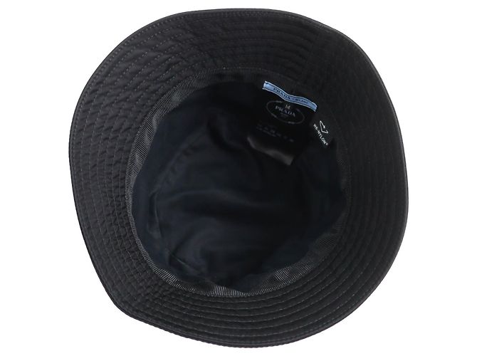 Sombrero bucket de Re-Nylon con logo triangular de Prada Negro - vista 6
