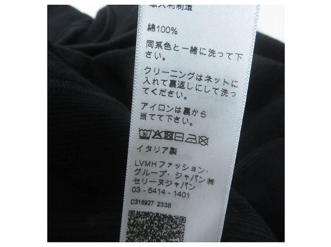 Céline Celine 24 Sudadera de algodón de acero inoxidable 2Y70F6700Q Negro - vista 8