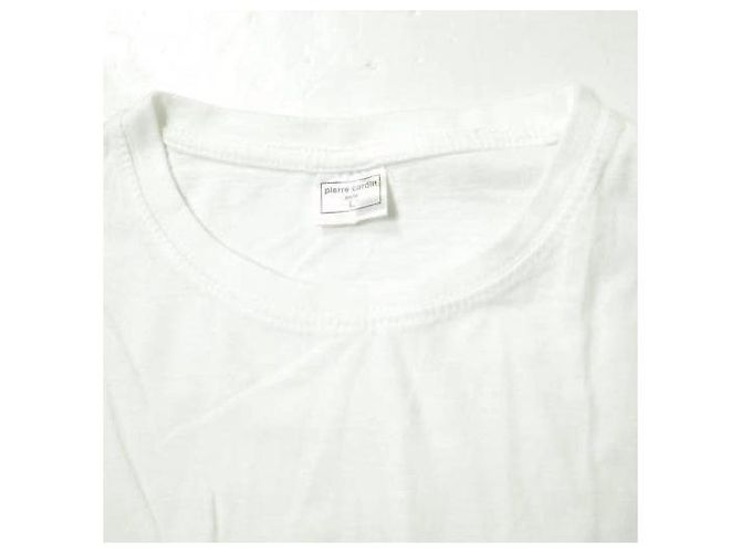 Autre Marque Camiseta de algodón de cuello redondo Pierre Cardin Blanco - vista 4