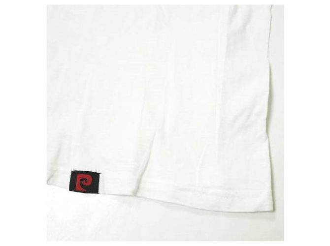 Autre Marque Camiseta de algodón de cuello redondo Pierre Cardin Blanco - vista 6