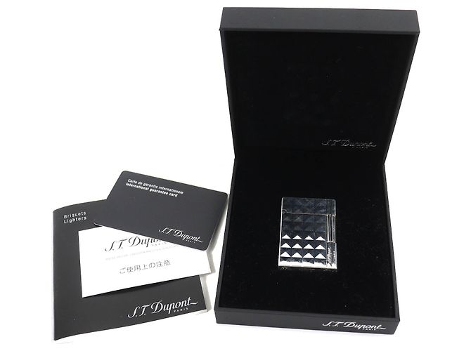 Autre Marque Dupont Gatsby Diamond Head Logo Lighter Silvery - view 2