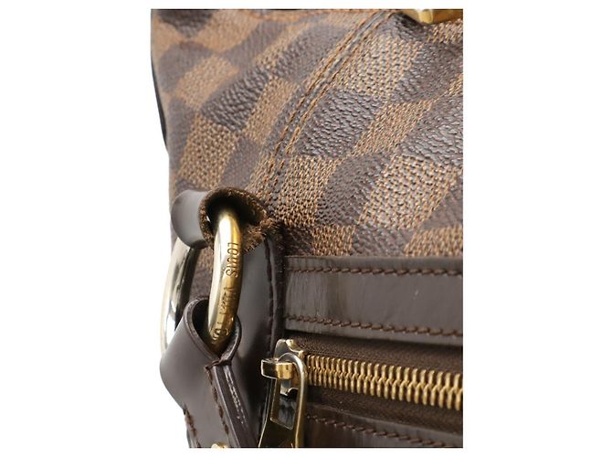 Borsa 2 in 1 Louis Vuitton Evora GM Damier Marrone - vista 6