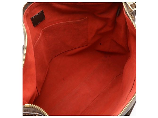 Borsa 2 in 1 Louis Vuitton Evora GM Damier Marrone - vista 7