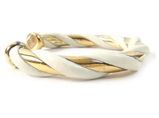 Bracciale in pelle SV925 Twist di Hermès - vista 3