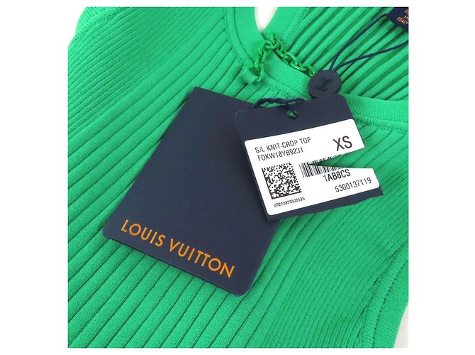 Top sin mangas Louis Vuitton de rayón
Top de rayón Verde - vista 11