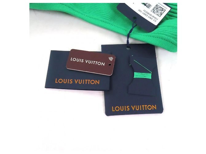 Top sin mangas Louis Vuitton de rayón
Top de rayón Verde - vista 12