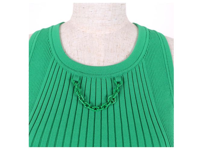 Top sin mangas Louis Vuitton de rayón
Top de rayón Verde - vista 4