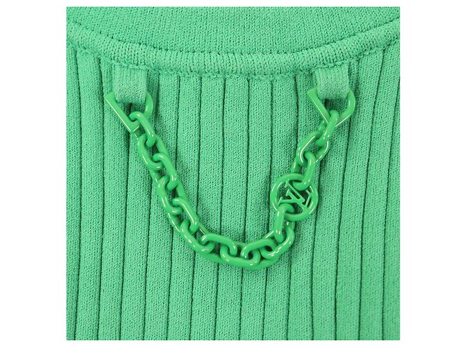 Top sin mangas Louis Vuitton de rayón
Top de rayón Verde - vista 5
