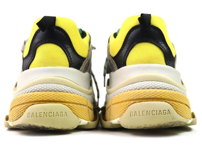 Sneakers Gucci×Balenciaga The Hacker Project Beige Verde Giallo - vista 6