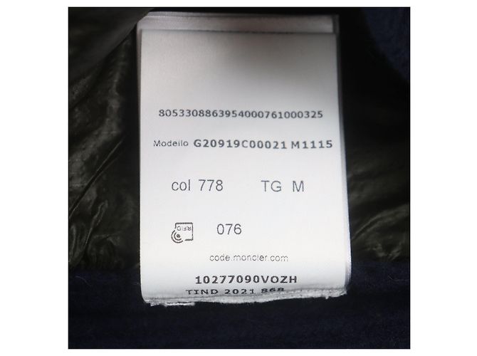 Pullover in maglia Moncler CICLISTA Blu Cachi Blu navy - vista 11