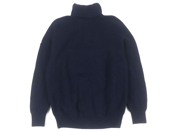 Pullover in maglia Moncler CICLISTA Blu Cachi Blu navy - vista 3