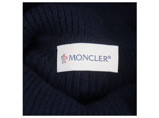 Pullover in maglia Moncler CICLISTA Blu Cachi Blu navy - vista 6