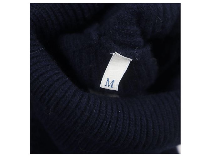 Pullover in maglia Moncler CICLISTA Blu Cachi Blu navy - vista 7