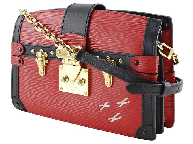 Borsa Trunk Clutch Epi 2 in 1 Louis Vuitton Rosso - vista 2