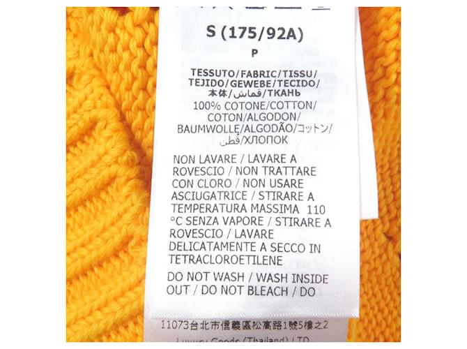 Suéter de algodón perforado GG Webline de Gucci Amarillo - vista 6