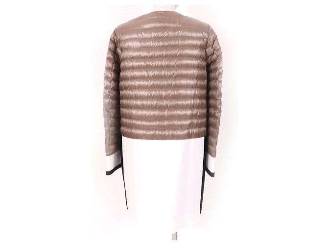 Autre Marque Abrigo de plumas Herno Switching Beige - vista 3
